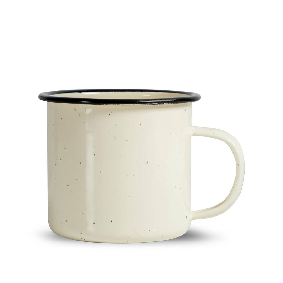 Doris enamel mug - White