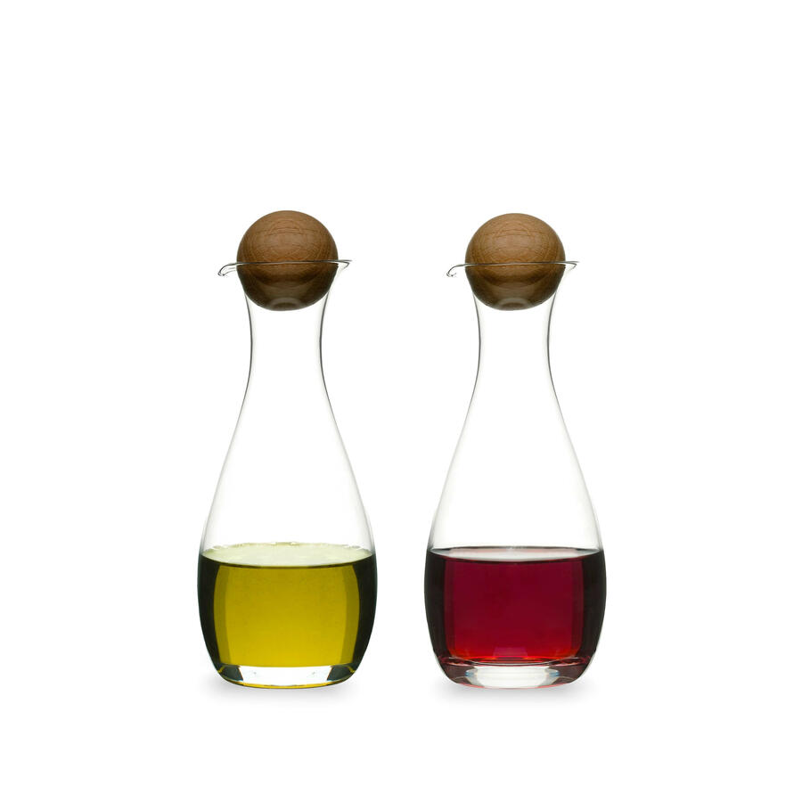 Nature oil and vinegar bottles