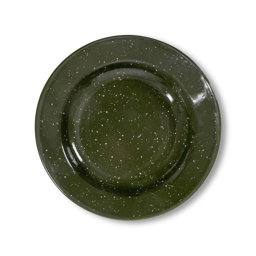 Doris enamel plate - Green