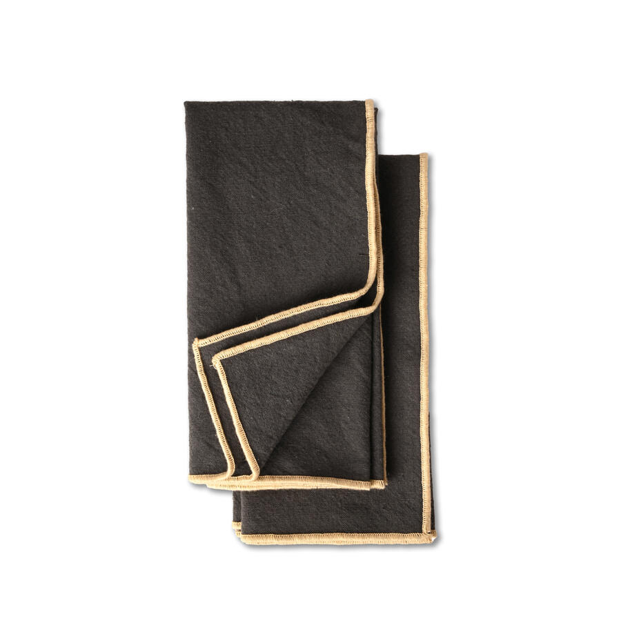 Edith napkin - Black